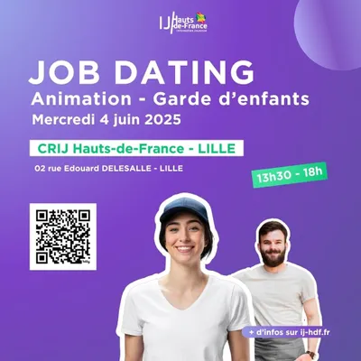 Job dating dans l'animation avec le CRIJ