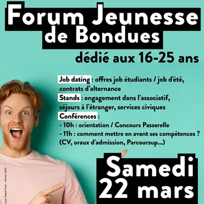Un forum Jeunesse à Bondues ce week-end