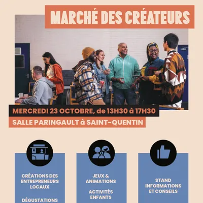 Un marché de créateurs à Saint-Quentin