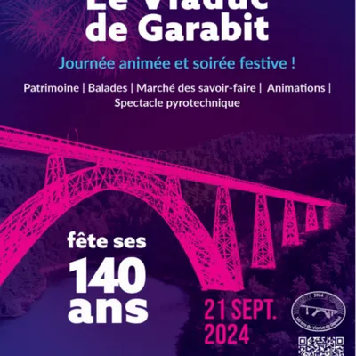 Un spectacle pyrotechnique pour les 140 ans du Viaduc de Garabit