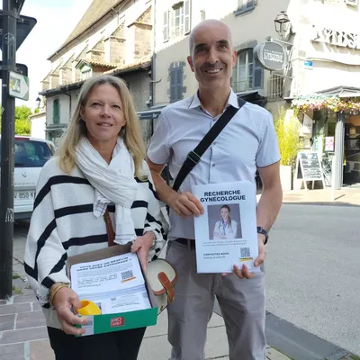 Une campagne de recrutement médical  qui fait réagir à Aurillac ! 