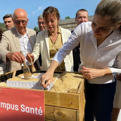 C.Delga à Cahors : lancement du Campus Santé et recrutement de médecin