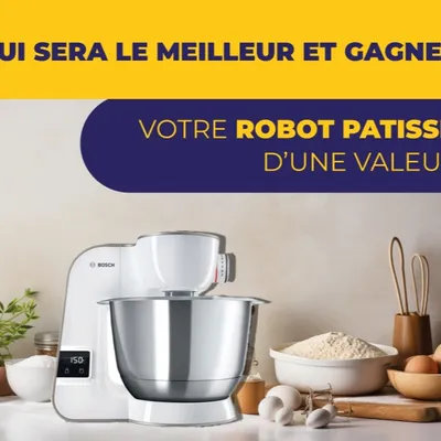 Gagnez un robot pâtissier Bosch d'une valeur de 435 € !