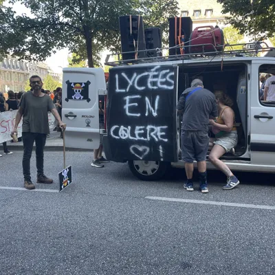 18 septembre : les lycéens se sont joints au mouvement