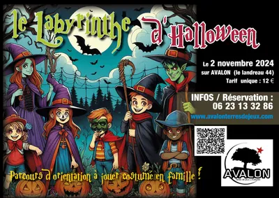 Le Labyrinthe d'Halloween à "Avalon Terres de Jeux" au Landreau