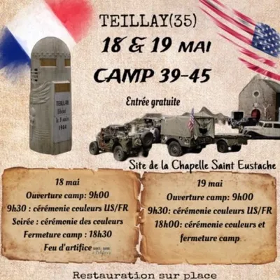 "Reconstitution d’un CAMP 39-45" à Teillay