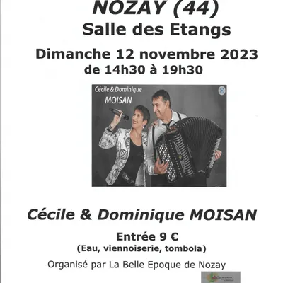 Après-midi dansant du 12 novembre 2023 à Nozay avec Cécile et...