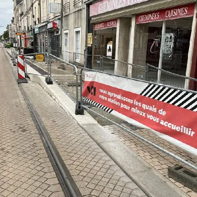 Au Mans, un bout d'été sans tramway