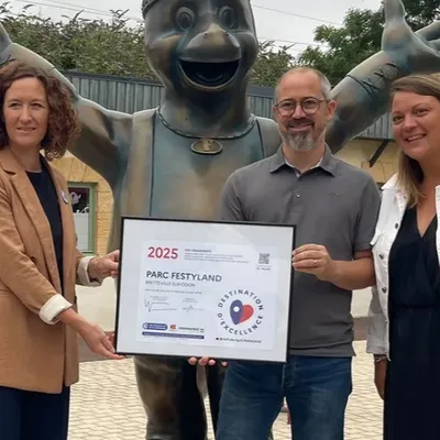 Le parc Festyland labellisé "Destination d'Excellence"