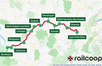Le projet Railcoop déraille, la liaison Roanne / Bordeaux avec