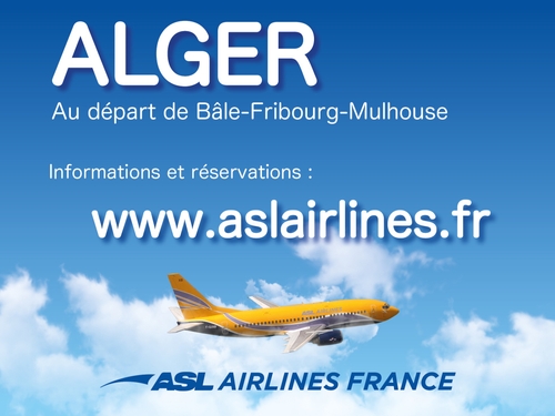 Alger au départ de Bâle-Mulhouse avec ASL Airlines