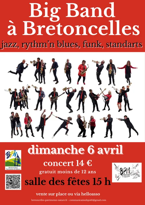 BRETONCELLES (61) - Concert du Big Band de Montgeron