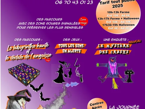 La ferme de Woinbey se transforme pour Halloween