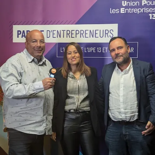 Parole d'entrepreneurs avec l'UPE 13 avec Gilles et Rari Degioanni