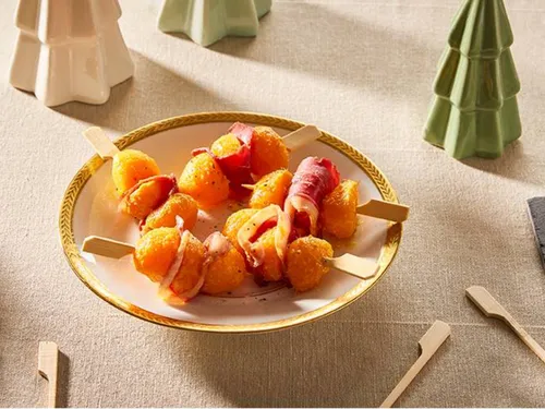 Brochette de butternut et magret