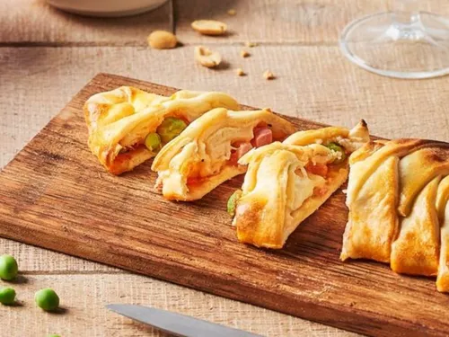 Pizza revisitée en chausson