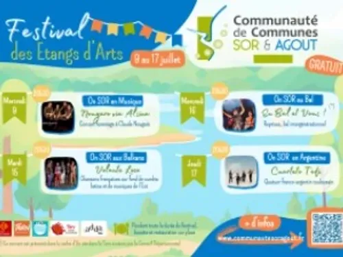 Festival des Étangs d’Arts 2025 à Saïx : musique, nature et...