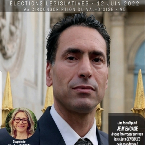Mohammed HAKKOU,  candidat dans la 9e circonscription du Val-d’Oise.