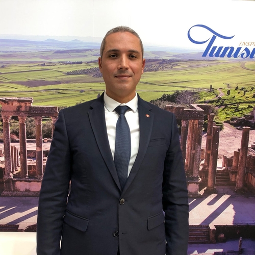 Le Ministre tunisien du Tourisme et de l’Artisanat, Mohamed Moez...