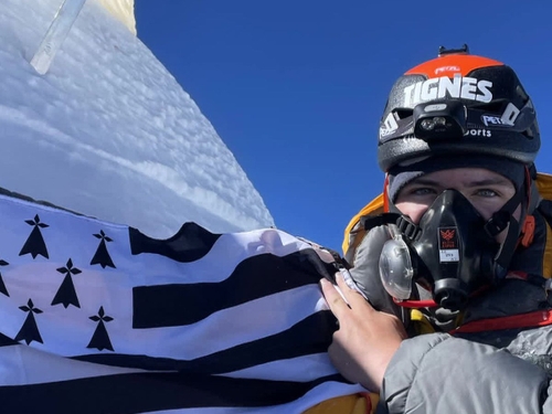 Challenge réussi : un jeune alpiniste breton à 8 500m d'altitude !