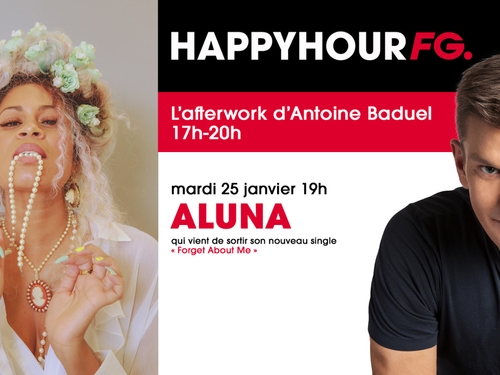 Aluna invitée de l'Happy Hour FG ce soir !