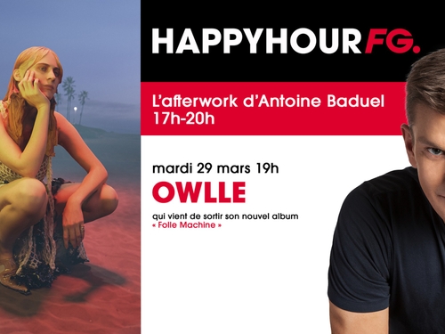 Owlle invitée ce soir de l'Happy Hour FG !