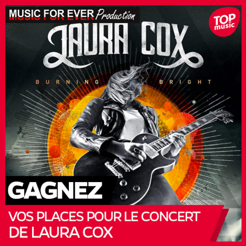 Vos places pour le concert de Laura COX !