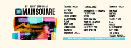 OÜI FM vous invite au Main Square Festival 2016