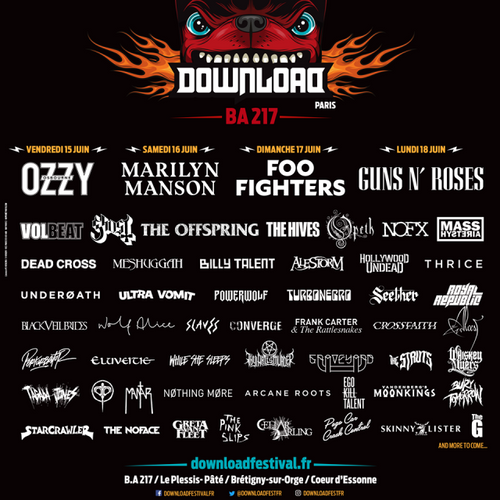 Download Festival : 31 nouveaux noms à l'affiche