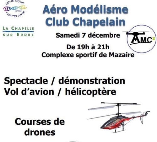 Téléthon 2019 à La Chapelle-sur-Erdre - Spectacle d'Aéromodélisme