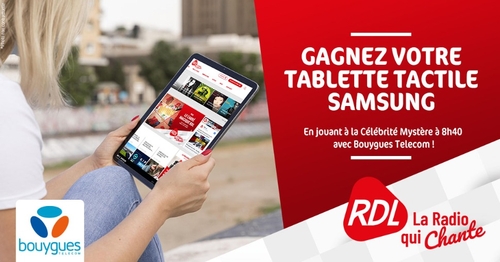 Gagnez votre tablette tactile SAMSUNG GALAXY avec Bouygues Telecom !