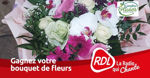 Gagnez votre bouquet de fleurs avec les jardins d'Olivier !