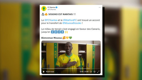 FC Nantes : Moussa Sissoko signe jusqu’en 2024