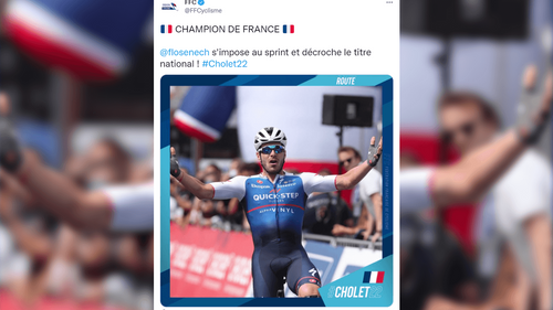 Cyclisme : à Cholet, Florian Sénéchal devient champion de France...