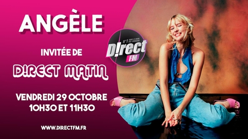 Angèle bientôt en interview sur D!RECT FM !