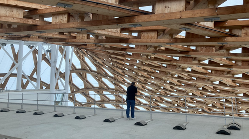 Le Centre Pompidou-Metz organise des visites de sa toiture ! 