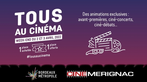 Week-end d’animations au Mérignac Ciné