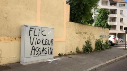 Tags haineux à Dijon le 27 mai : La préfecture communique.