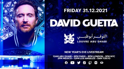 Revivez le show de David Guetta devant le Louvre d'Abu Dhabi ! (vidéo)
