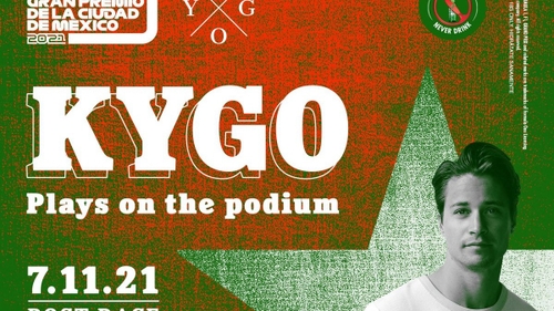 Kygo : la vidéo de son live au Grand Prix de F1 à Mexico !