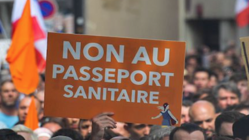 Environ 10000 manifestants contre le passe sanitaire en Bretagne