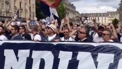 Manifestation des supporters des Girondins de Bordeaux (vidéos)