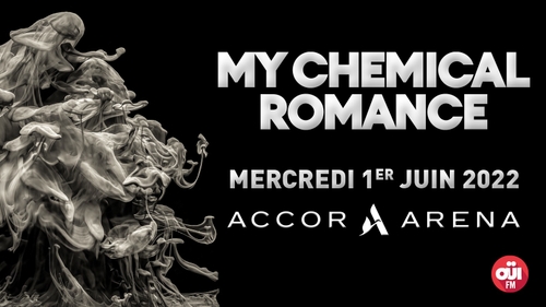Concert : My Chemical Romance à l'Accor Arena de Paris avec Oüi FM