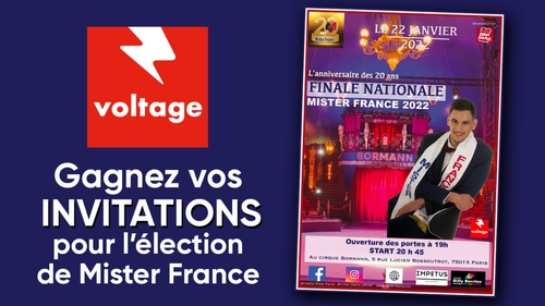 Mister France : gagnez vos invitations pour la finale nationale