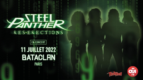 Le groupe déjanté Steel Panther en concert à Paris le 11 juillet !