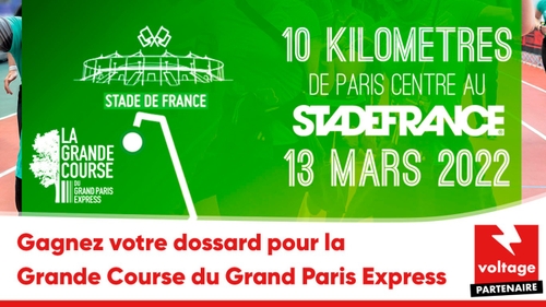 Gagnez votre dossard Voltage pour la Grande Course du Grand Paris...