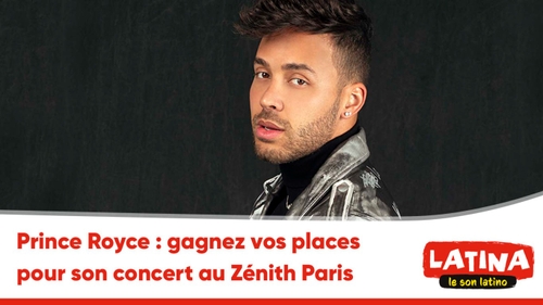 Prince Royce : gagnez vos places pour son concert au Zénith Paris -...