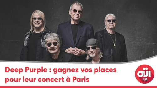 Deep Purple : gagnez vos places pour leur concert à Paris