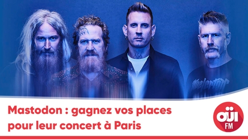 Mastodon : gagnez vos places pour leur concert à Paris