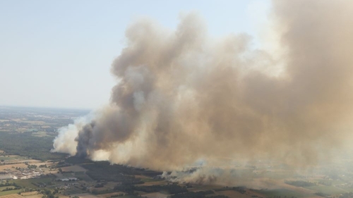 En Maine-et-Loire, le feu qui a ravagé 170 hectares à Vivy est fixé
